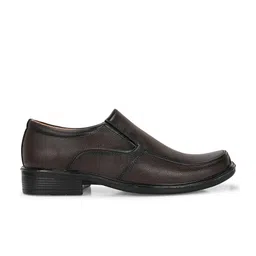 Azzaro Black Men Leather Formal Slip-Ons Shoes image 3