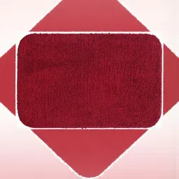 CROWN MATTINGS Red 1400 GSM Microfibre Bath Rugs image 3