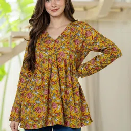 all about you Floral Print Top-image-38