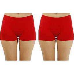 Diving Deep Women Pack of 2 Cotton Boy Shorts Briefs-image-97