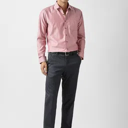 van heusen V Dot Men Slim Fit Low-Rise Formal Trousers image 5