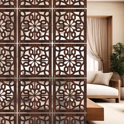 RANDOM Brown Ethnic Motifs Window Blinds image 1