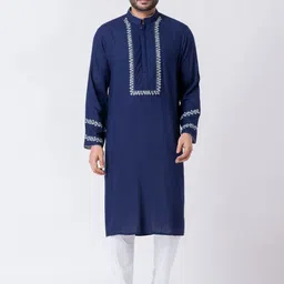 Nakshi Men Thread Work Kurta-picture-51