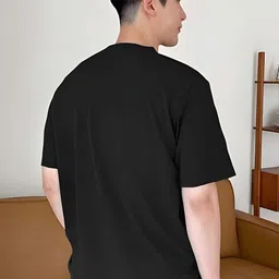 KAIDO Graphic Printed Drop-Shoulder Sleeves Oversized Cotton T-shirt image 3