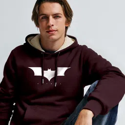 TOGS & TERRE Men Graphic Printed Hooded Sweatshirt image 3
