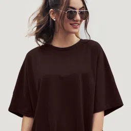 Leotude Round Neck Oversized T-shirt-picture-10