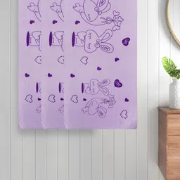 Myntra Elegant Homes Purple 3 Printed Cotton 300 GSM Bath Towel-image-38