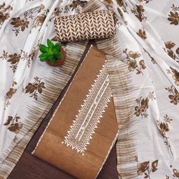 LeeliPeeri Designer Floral Printed Unstitched Dress Material-picture-14