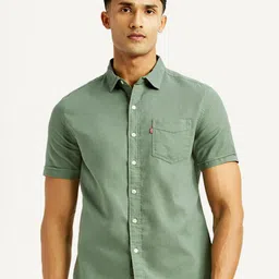 Levis Spread Collar Slim Fit Cotton Shirt-picture-34