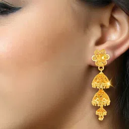 VIVASTRI Women Gold-Plated Alloy Earrings-picture-36
