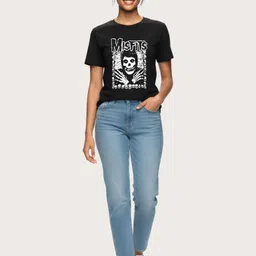 Freaks Women Printed T-shirt image 3