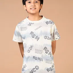 V-Mart Boys Printed Extended Sleeves Pockets T-shirt-picture-31