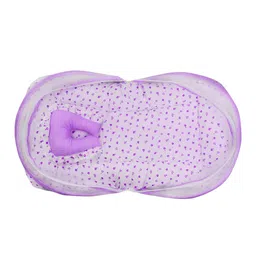 ADORE STUFF Infants Kids Purple Heart Printed Pure Cotton Foldable Flat Baby Bed-picture-39