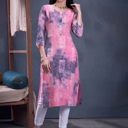 Anouk Women Ethnic Motifs Printed Sequinned Kurta image 3