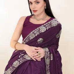 VAIRAGEE Embellished Embroidered Saree-picture-17