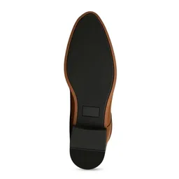 KRAASA Men Block-Heeled High-Top Chelsea Boots image 4