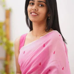 KALINI Woven Design Zari Silk Blend Banarasi Saree image 5