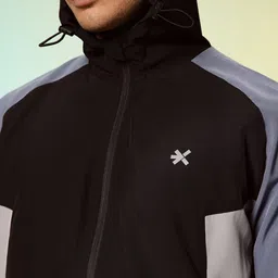 HRX by Hrithik Roshan Typography Printed Hooded Running Sporty Jacket image 2