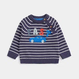 mothercare Boys Striped Cotton Pullover-picture-25