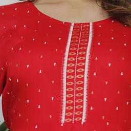 HEBA Printed Fit & Flared Maxi Gown image 2