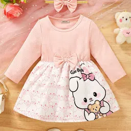 INCLUD Girls Printed Fit & Flare Dress-picture-58