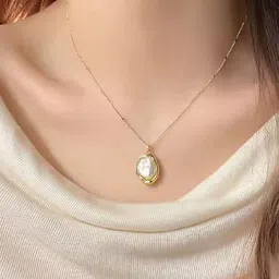 Aurum & You Baroque Pearls Beaded Pendant With Chain-picture-20