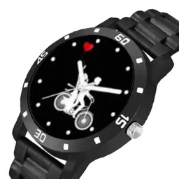 Miss Perfect Men Printed Dial & Bracelet Style Straps Analogue Watch FG105 image 3