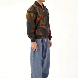 Clazzey Men Fleece Lightweight Bomber Jacket image 3