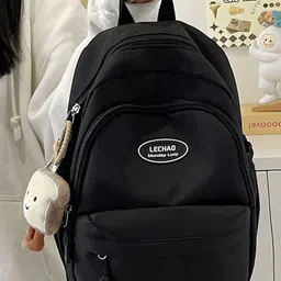 KPOP Women Brand Logo Backpack-picture-23