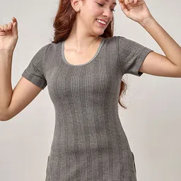 INFERNO Women Striped Cotton Thermal Tops-picture-20