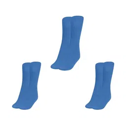 MUKHAKSH Men Pack Of 3 Cotton Calf-Length Socks-image-32