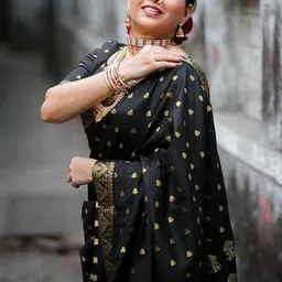 Moda Rapido Art Silk Banarasi Saree image 2