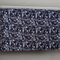 Stylista Blue Solid Waterproof Air Conditioner Covers image 3