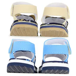 NESKA MODA Girls Printed Open Toe Flats image 4