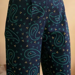 Anouk Women Printed Regular Pure Cotton Kurta with Sharara image 3