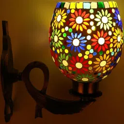 SOMIL Multi Glass Cylinder Printed Wall Lamps-picture-29