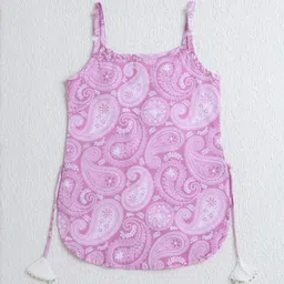 The Magic Wand Girls Paisley Printed Regular Pure Cotton Top with Sharara & With Dupatta image 5