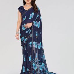 Moda Rapido Floral Printed Beads and Stones Saree-picture-48