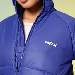 HRX by Hrithik Roshan Mock Collar Puffer Jacket image 3