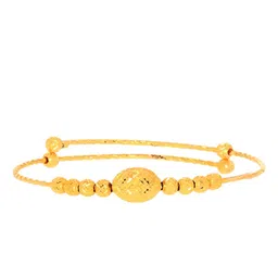 BHIMA 22K Hallmark 916 Purity Yellow Gold Kids Cuttingball Bangle-picture-26