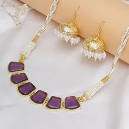 JEWILLEY Gold-PlatedJewellery Set-image-0