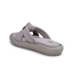 Shezone Women Textured Open Toe Flats image 3