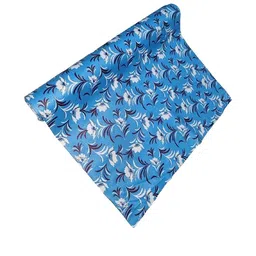 POP SHADE White Flower in Sky Blue Self Adhesive Kitchen Wallpaper-picture-13