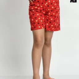 BAESD Girls Pack of 2 Floral Printed Shorts-picture-24