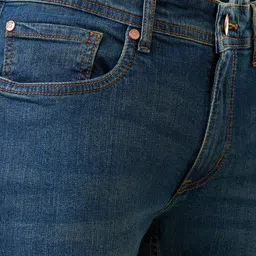 TIM PARIS Men Original Ferdinand Slim Tapered Fit Mid-Rise Light Fade Stretchable Jeans image 4