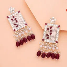 Anouk Geometric Drop Earrings-picture-12