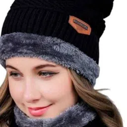 Murliwala Unisex Woollen Beanie image 2