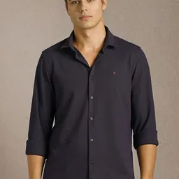 Louis Philippe Sport Men Solid Spread Collar Casual Shirt-image-36