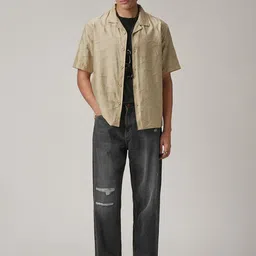 Banana Club Men Self Pattern Shirt image 5