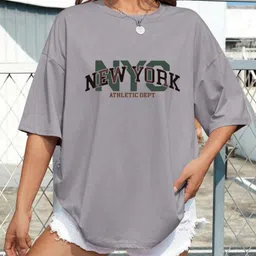 Moda Rapido Women Typography Printed T-shirt-picture-28